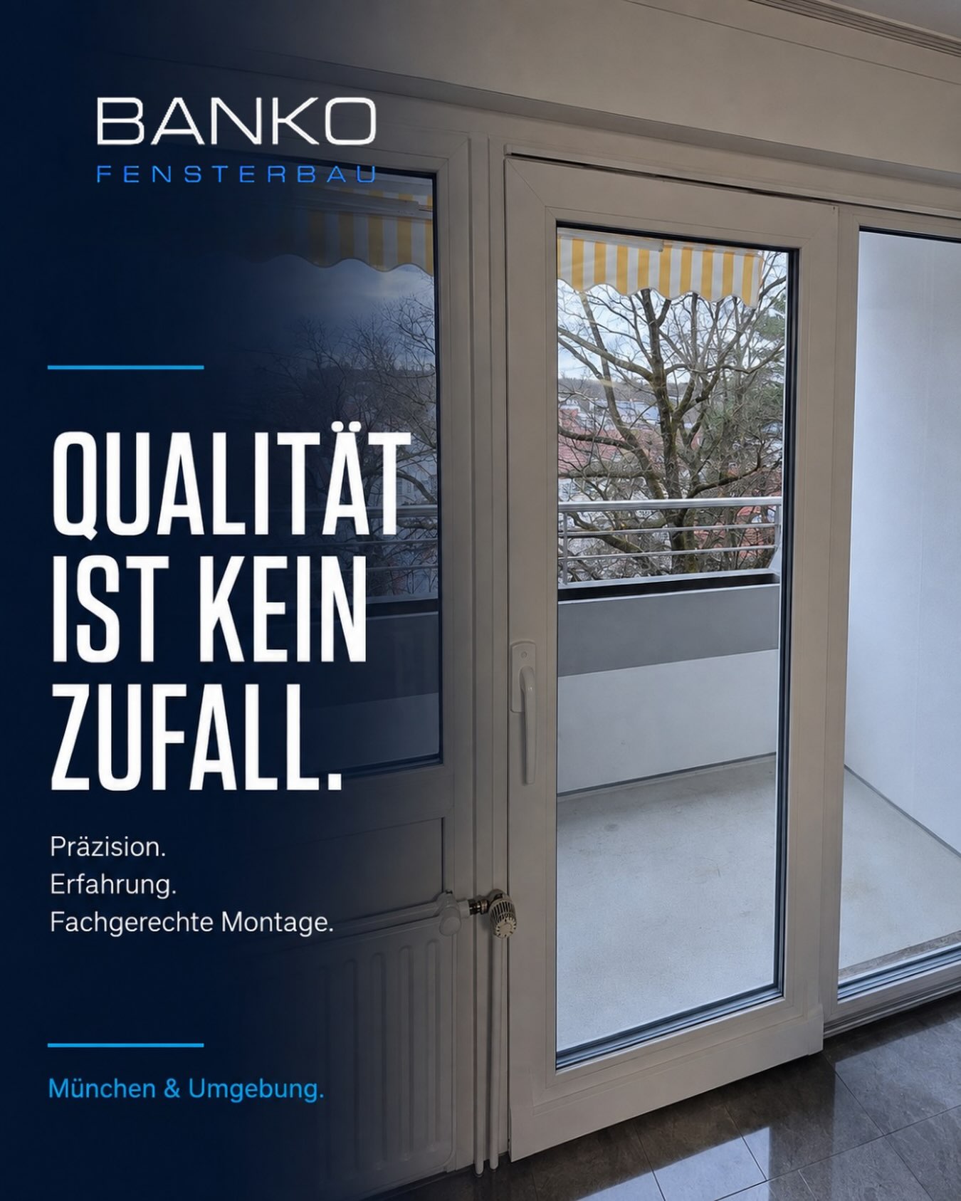 Qualität ist kein Zufall – sie entsteht durch Erfahrung, Präzision und eine fachgerechte Montage.
BANKO Fensterbau begleitet Ihr Projekt von der persönlichen Beratung bis zur sorgfältigen Umsetzung. Ob Fenstermontage, Fensteraustausch, Reparatur oder Altbausanierung: Wir entwickeln passende und langfristig überzeugende Lösungen für Ihr Zuhause.
📍 München & Umgebung
Sie planen ein Fenster- oder Sanierungsprojekt? Kontaktieren Sie uns für eine persönliche Beratung.
#BankoFensterbau #FensterbauMünchen #Fenstermontage #Fensteraustausch #FensterSanierung