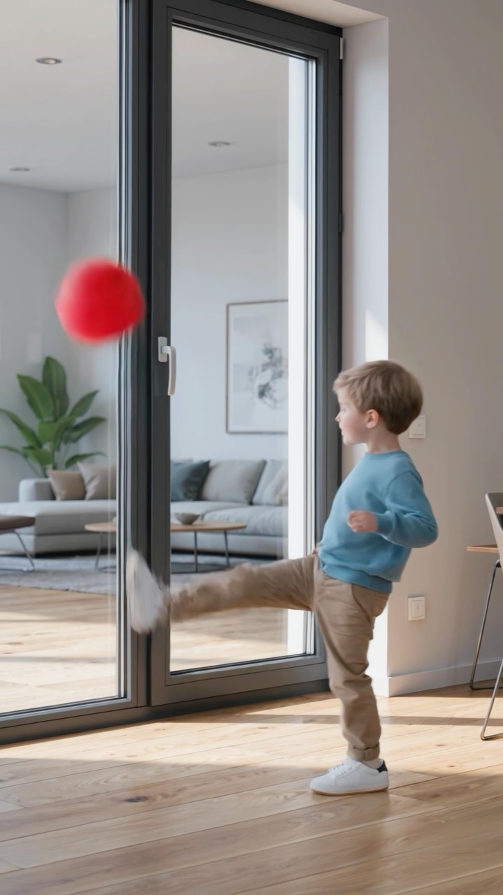 Ein Ball. Ein Moment. Und plötzlich zählt Sicherheit.
Gerade in Haushalten mit Kindern kann die Wahl der richtigen Verglasung einen wichtigen Unterschied machen.
Sicherheitsglas ist so konzipiert, dass es bei einem Bruch das Verletzungsrisiko reduzieren kann – ein wichtiger Aspekt überall dort, wo Fenster und große Glasflächen zum täglichen Leben gehören.
Bei BANKO achten wir deshalb nicht nur auf Design und Wärmedämmung, sondern auch auf die Anforderungen Ihres Zuhauses:
✔ passende Verglasung
✔ hochwertige Schüco Systeme
✔ fachgerechte Montage
✔ individuelle Beratung vor Ort
Denn ein gutes Fenster sollte nicht nur gut aussehen – sondern auch zu Ihrem Alltag passen.
📍 München & Umgebung
Was ist Ihnen bei neuen Fenstern am wichtigsten: Sicherheit, Energieeffizienz, Schallschutz oder Design?